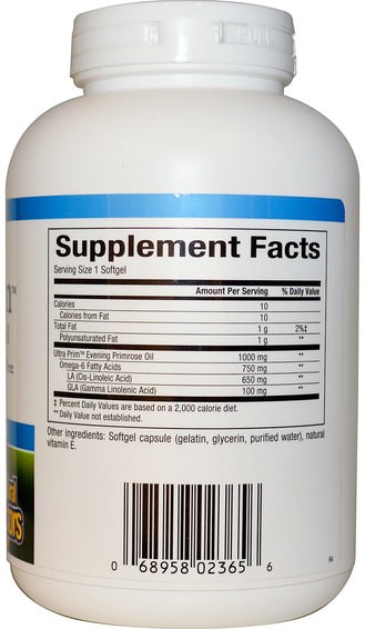 Kosttillskott, Efa Omega 3 6 9 (Epa Dha), Kvicksilverolja, Mjölkgeler För Kvälls Primrosolja