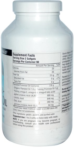 Kosttillskott, Efa Omega 3 6 9 (Epa Dha), Linolja, Primroseolja