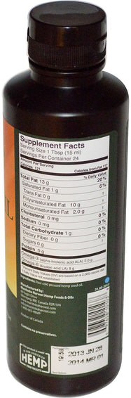 Kosttillskott, Efa Omega 3 6 9 (Epa Dha), Hampprodukter, Hampfröolja