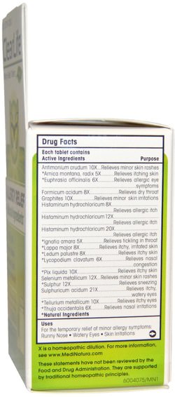 Kosttillskott, Homeopati, Allergier, Allergi
