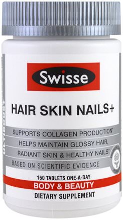 Hair Skin Nails+, 150 Tablets by Swisse-Hälsa, Kvinnor