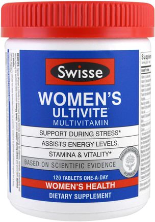 Womens Ultivite Multivitamin, 120 Tablets by Swisse-Vitaminer, Kvinnor Multivitaminer