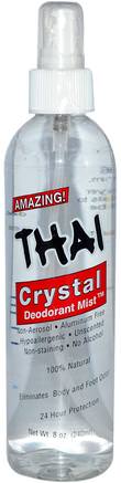 Crystal Deodorant Mist, 8 oz (240 ml) by Thai Deodorant Stone-Bad, Skönhet, Deodorant Spray, Fötter Fotvård