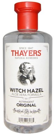 Witch Hazel, Aloe Vera Formula, Original, 12 fl oz (355 ml) by Thayers-Skönhet, Ansikts Toner, Hud, Häxhasel