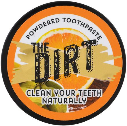 Powdered Toothpaste, 3 Months Supply.88 oz (25 g) by The Dirt-Bad, Skönhet, Oral Tandvård, Tandkräm