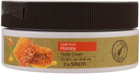 Care Plus Honey Facial Cream, 6.76 fl oz (200 ml) by The Saem-Skönhet, Ansiktsvård