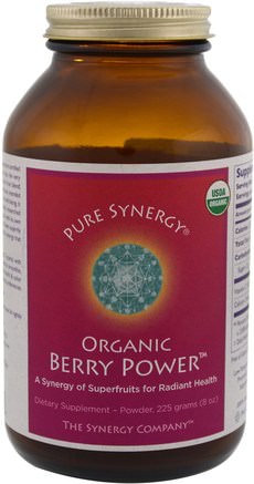 Organic Berry Power, 8 oz (225 g) by The Synergy Company-Kosttillskott, Fruktkonserver, Superfrukt