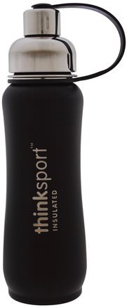 Thinksport, Insulated Sports Bottle, Black, 17 oz (500 ml) by Think-Sport, Hemma