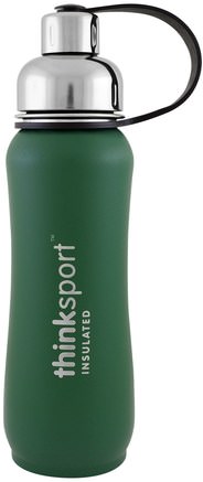 Thinksport, Insulated Sports Bottle, Green, 17 oz (500ml) by Think-Sport, Fitness Vattenflaskor Shaker Koppar