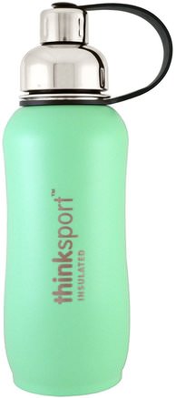 Thinksport, Insulated Sports Bottle, Mint Green, 25 oz (750 ml) by Think-Hem, Köksartiklar