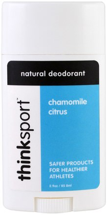 Thinksport, Natural Deodorant, Chamomile Citrus, 2.9 oz (85.8 ml) by Think-Bad, Skönhet, Deodorant