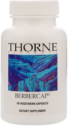 Berbercap, 60 Vegetarian Capsules by Thorne Research-Hälsa, Immunförsvar, Bärbär - Berberin
