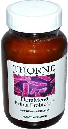 FloraMend Prime Probiotic, 30 Vegetarian Capsules by Thorne Research-Kosttillskott, Probiotika, Stabiliserade Probiotika