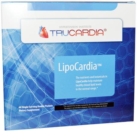 LipoCardia, 60 Single Serving Double Packets by Thorne Research-Hälsa, Blodtryck