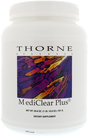MediClear Plus, 26.8 oz (761 g) by Thorne Research-Hälsa, Detox, Leverstöd