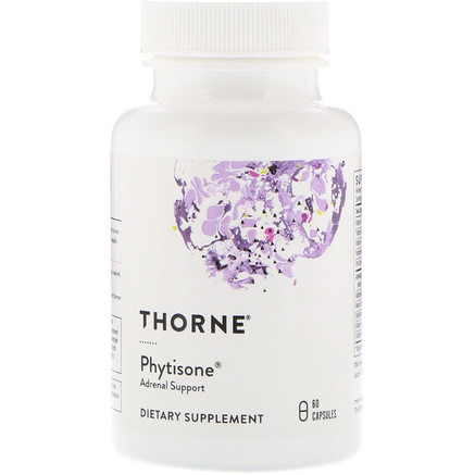 Phytisone, 60 Vegetarian Capsules by Thorne Research-Kosttillskott, Adrenal, Anti Stress Humör Stöd
