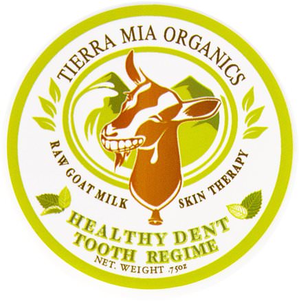Raw Goat Milk Skin Therapy, Healthy Dent Tooth Regime.75 oz by Tierra Mia Organics-Bad, Skönhet, Tandkräm