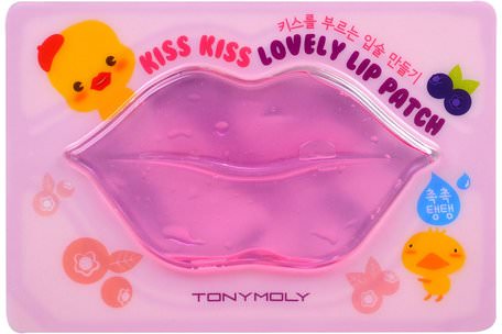 Kiss Kiss Lovely Lip Patch, 1 Piece by Tony Moly-Bad, Skönhet, Läppvård