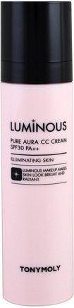 Luminous, Pure Aura CC Cream, SPF30 PA++, 1.69 oz (50 ml) by Tony Moly-Bad, Skönhet, Smink