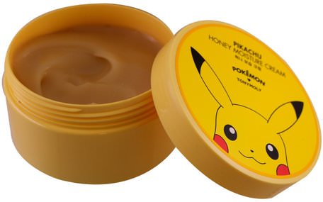 Pokemon, Honey Moisture Cream, Pikachu, 300 ml by Tony Moly-Skönhet, Ansiktsvård