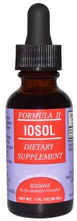 Iosol Formula II, 1 fl oz (30 ml) by TPCS-Kosttillskott, Mineraler, Jod