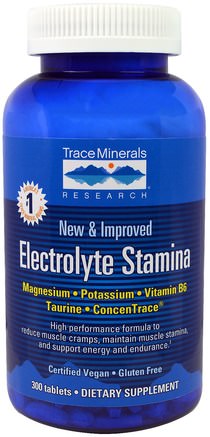 Electrolyte Stamina, 300 Tablets by Trace Minerals Research-Hälsa, Energi