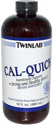 Cal-Quick, 16 fl oz (480 ml) by Twinlab-Kosttillskott, Mineraler, Kalcium, Flytande Kalcium