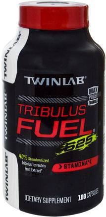 Tribulus Fuel 625, 100 Capsules by Twinlab-Sport, Tribulus, Män, Testosteron