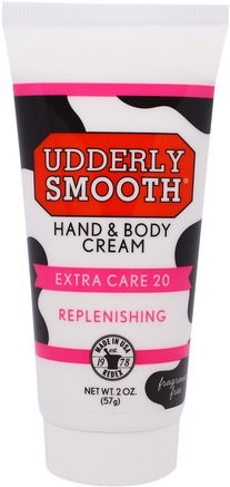 Hand & Body Cream, Extra Care 20, 2 oz (57 g) by Udderly Smooth-Bad, Skönhet, Kroppslotion, Handkrämer