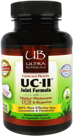 UC-II Join Formula, 60 Veggie Caps by Ultra Laboratories-Hälsa, Ben, Osteoporos, Gemensam Hälsa
