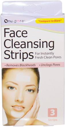Face Cleansing Strips, 3 Strips by Nu-Pore-Skönhet, Ansiktsvård