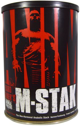 Animal M-Stak, The Non-Hormonal Anabolic Stack, 21 Packs by Universal Nutrition-Sport, Muskel