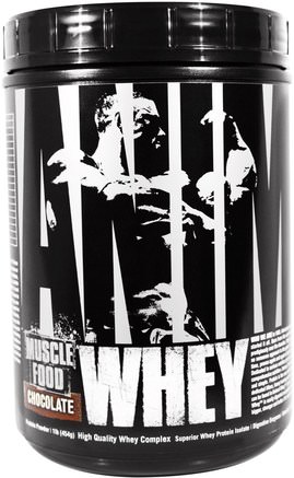 Animal Muscle Food, Whey, Chocolate, 1 lb (454 g) by Universal Nutrition-Sport, Sport