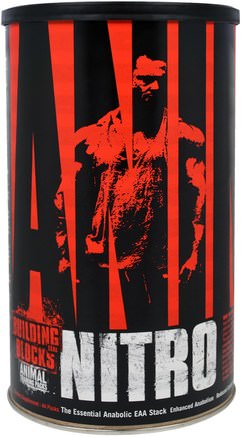 Animal Nitro, The Essential Anabolic EAA Stack, 44 Packs by Universal Nutrition-Bcaa (Förgrenad Kedjaminosyra), Kosttillskott, Anabola Kosttillskott