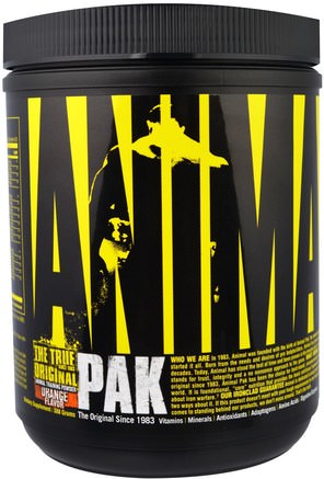 Animal Pak, Animal Training Powder, Orange Flavor, 388 g by Universal Nutrition-Sport, Träning