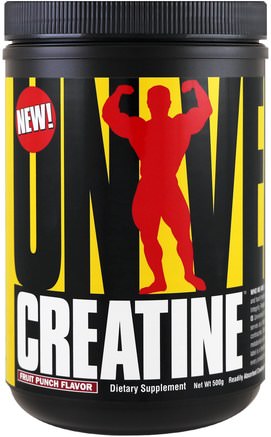 Creatine, Fruit Punch, 500 g by Universal Nutrition-Sport, Kreatinpulver