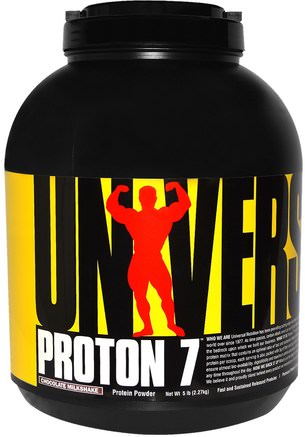 Proton 7, Chocolate Milkshake, 5 lb (2.27 kg) by Universal Nutrition-Sport Protein