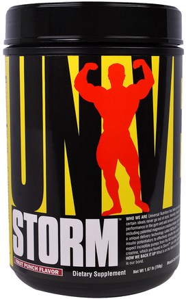 Storm, Fruit Punch Flavor, 1.67 lb (759 g) by Universal Nutrition-Sport, Muskel