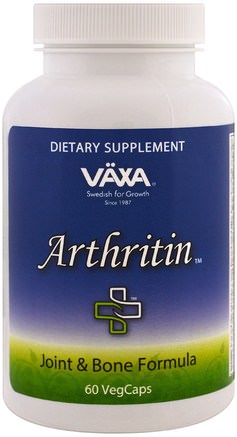 Arthritin, 60 Veggie Caps by Vaxa International-Kosttillskott, Hälsa, Artrit