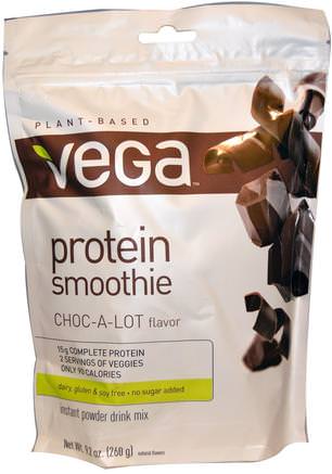 Protein Smoothie, Choc-A-Lot, 9.2 oz (260 g) by Vega-Sverige