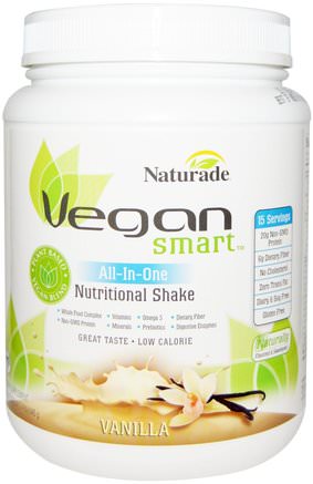 VeganSmart, All-In-One Nutritional Shake, Vanilla, 22.8 oz (645 g) by Vegan Smart-Kosttillskott, Superfoods