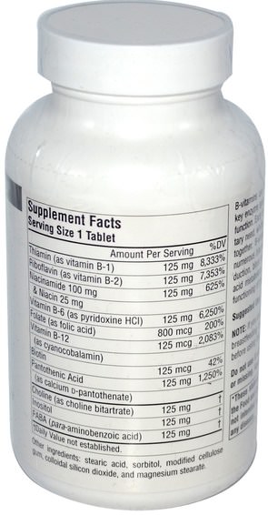 Vitaminer, Vitamin B-Komplex 100