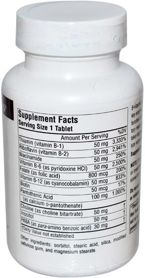 Vitaminer, Vitamin B-Komplex 50
