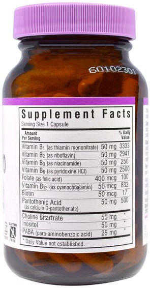 Vitaminer, Vitamin B-Komplex, Vitamin B-Komplex 50