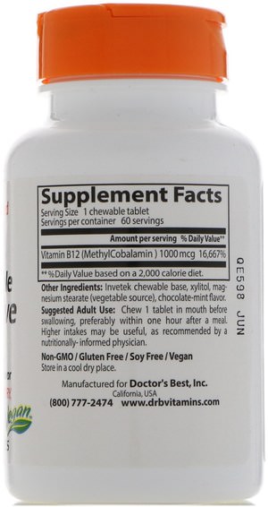 Vitaminer, Vitamin B, Vitamin B12, Vitamin B12 - Metylcobalamin