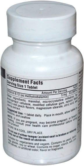 Vitaminer, Vitamin B12, Vitamin B12 - Metylcobalamin