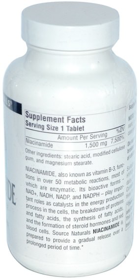 Vitaminer, Vitamin B3, Vitamin B3 - Niacinamid