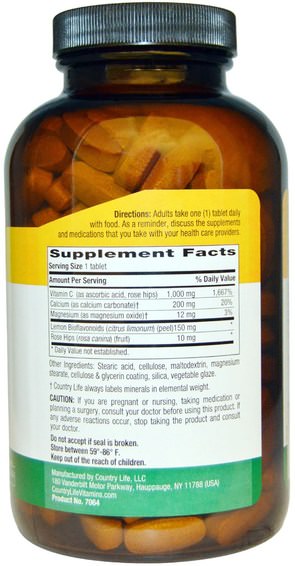 Vitaminer, Vitamin C Buffrad