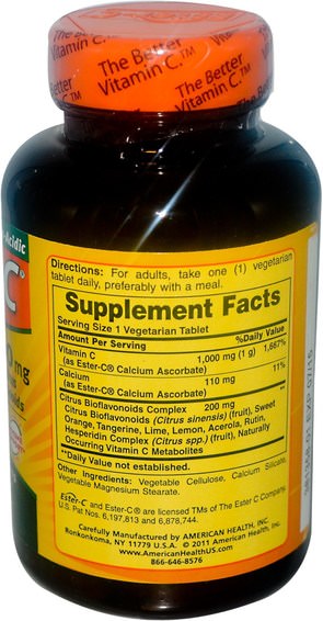 Vitaminer, Vitamin C, Ester C Bioflavonoider