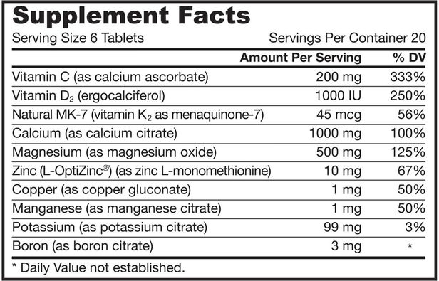 Vitaminer, Vitamin D3, Mineraler, Kalcium